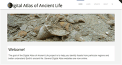 Desktop Screenshot of digitalatlasofancientlife.org
